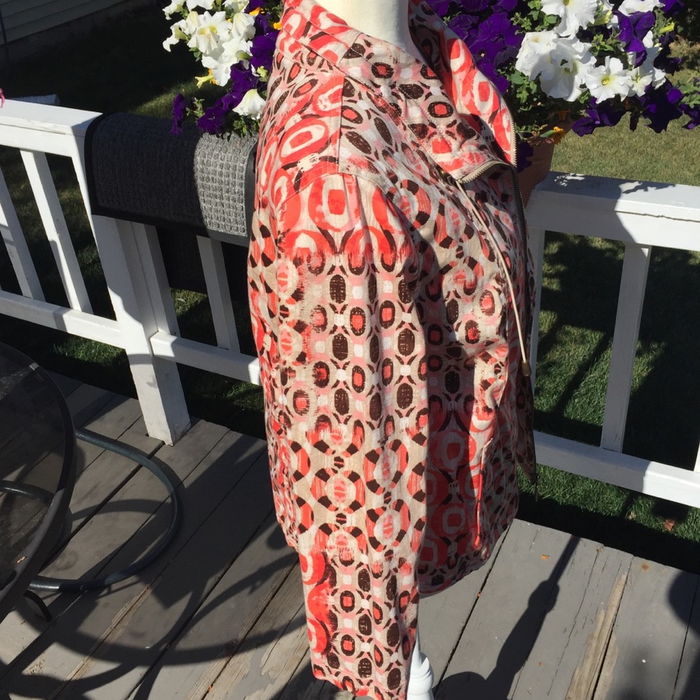 Ruby Rd Geometric Jacket. Size 12 - image 3